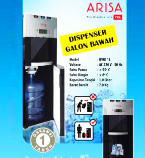 Promo spesial Dispenser Arisa TCL 1 dengan Rp.999.000 